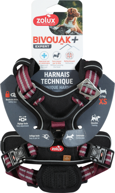 BVK Harness Red, XSmall